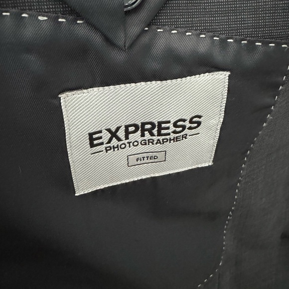 Express Charcoal Jacket & Pant Suit - Picture 3 of 6